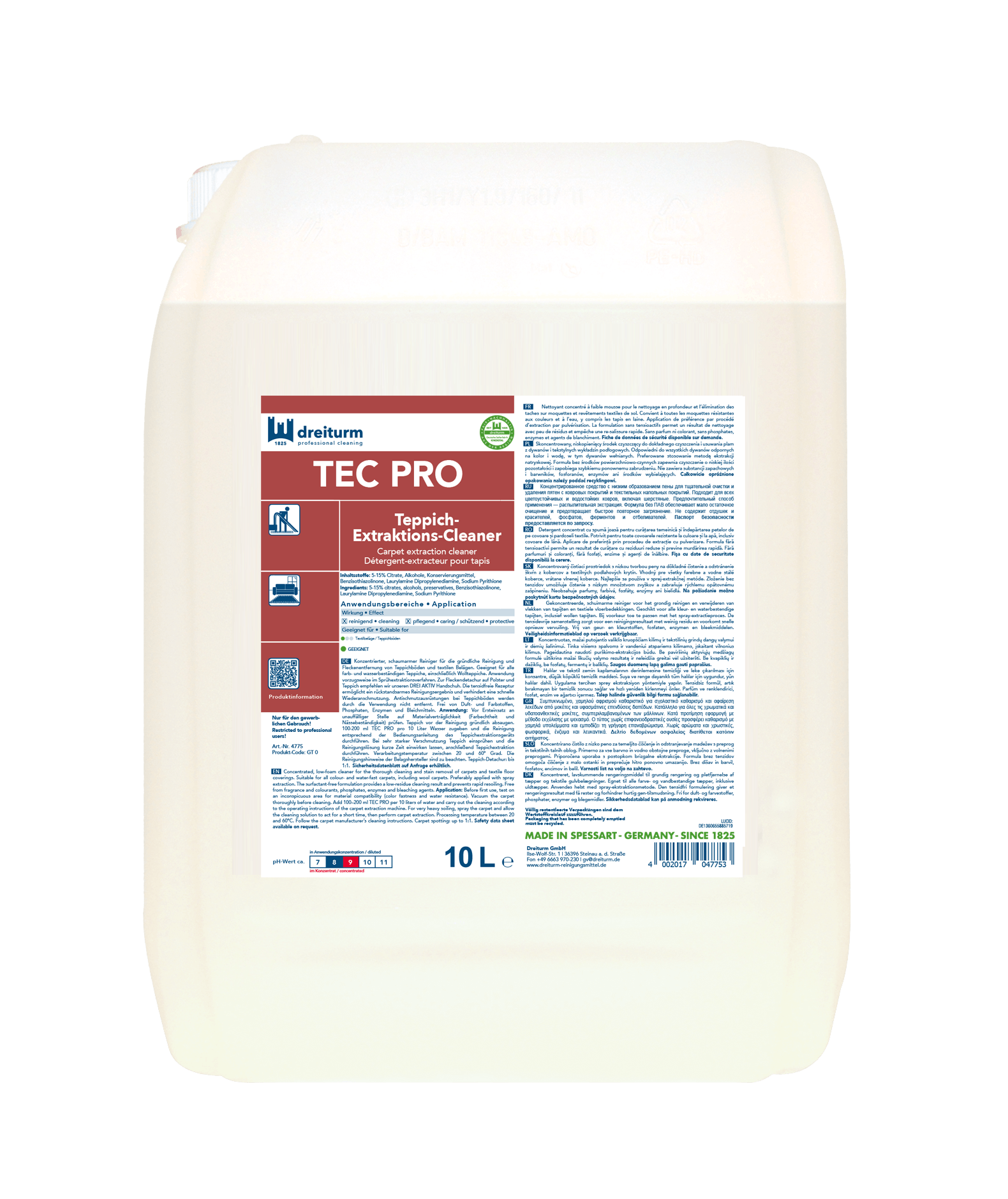 TEC PRO Teppich-Extraktions-Cleaner